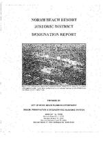 North Beach resort historic district designation report